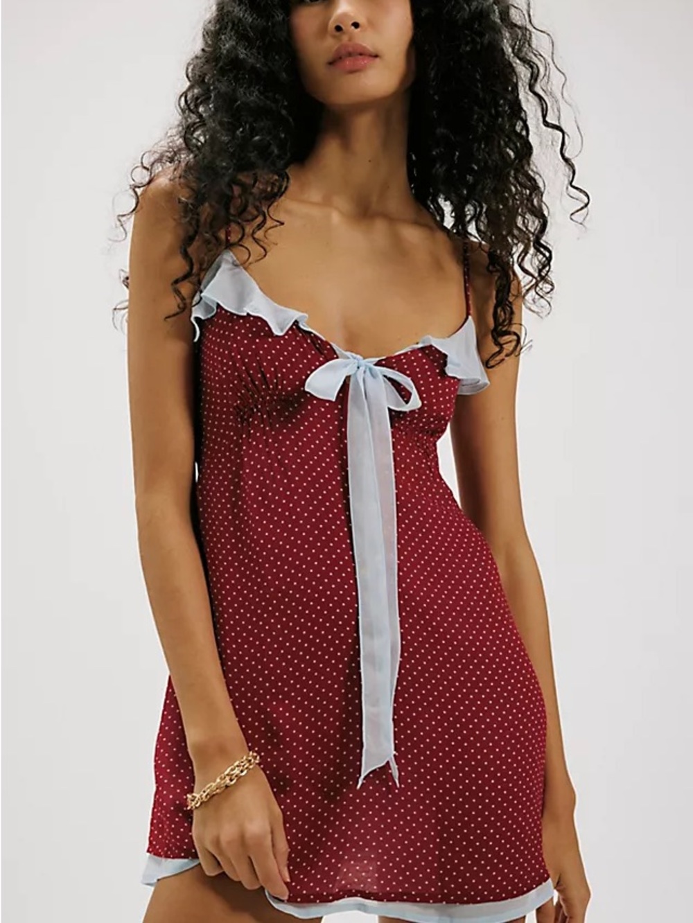 Frankie's Bikinis Picnic Hour Polka Dot Dress - Picture 15 of 16